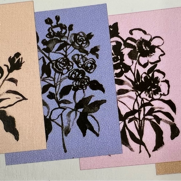 Flower Blank Notes, Designed Artfully Made Thoughtfully Set Of 4 With Envelopes - Picture 2 of 9